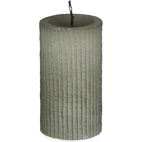 Candela in cera "Aralis" effetto laccato per decorazione interni -10 cm / Rosso (1/4)