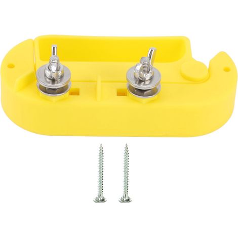 Interrupteur de coupure pour clôture électrique, tendeur de fil en plastique portable pour élevage (1/5)