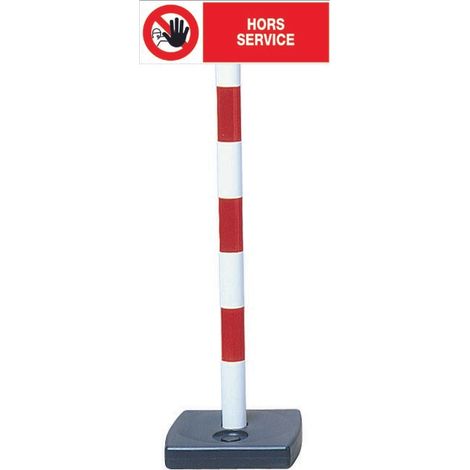 Kit poteau PVC avec panneau - Hors service - 2001441