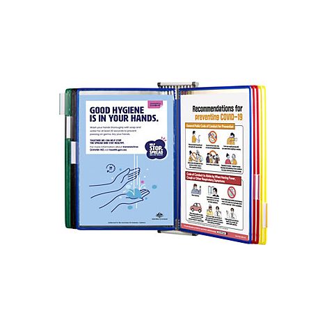 Tarifold  Leggio da parete con cartellette antimicrobiche