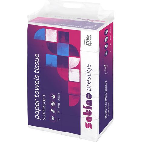 Essuie-mains en papier WEPA W-Fold LPCB2120, 120 feuilles, 20,6 x 32, cellulose, (25 pièces)