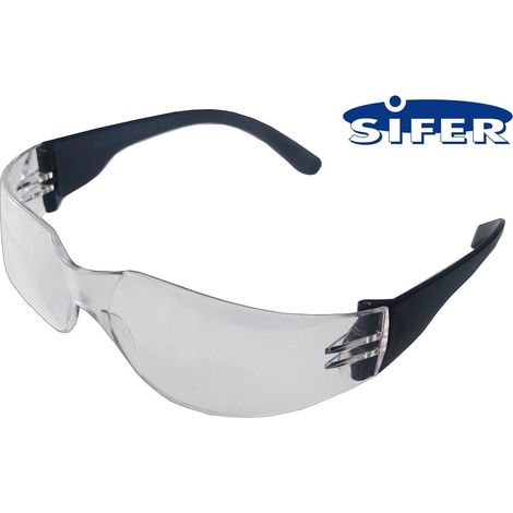 OCCHIALE DI SICUREZZA IN POLICARBONATO TRASPARENTE SIFER KM2100-3