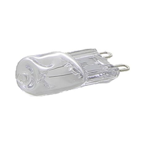 Lampe halogene 25W G9 482000097185 pour Micro-ondes BAUKNECHT, HOTPOINT ARISTON, KITCHENAID, WHIRLPOOL