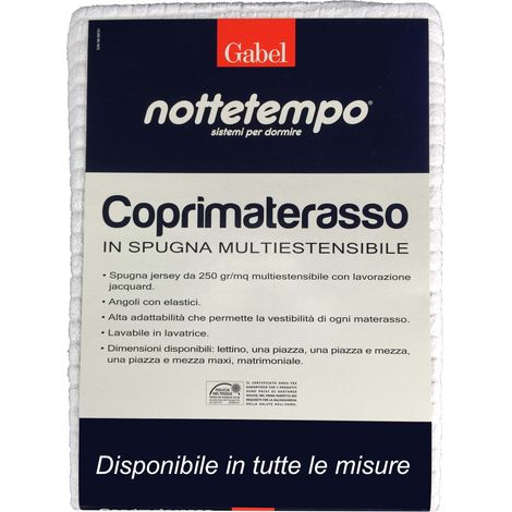 COPRIMATERASSO GABEL in spugna MULTIESTENSIBILE MATRIMONIALE 2 PIAZZE (1/3)