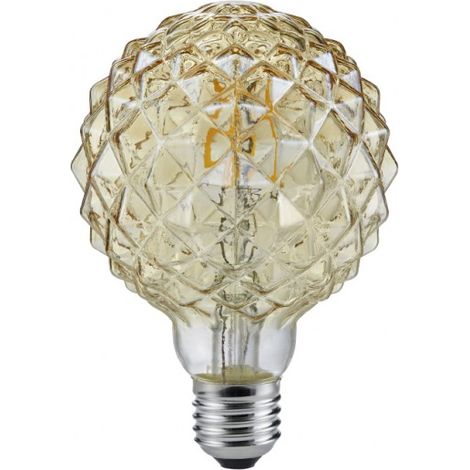 Bombilla Decorativa Globo E27 LED 4w 3000k Esfera Punteada Trio Ámbar (1/3)