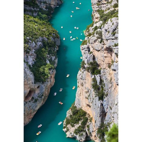 Tableau sur verre synthétique lac de Sainte-Croix 65x97 cm - Impression sur Verre synthétique - Image HD  imprimée sur Verre synthétique - Tableau mural décoratif - Fabriqué en France (1/5)