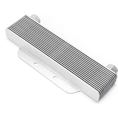 Universeller Motor- und Getriebeölkühler 238 mm, 15-reihig, Motorradzubehör (1/5)