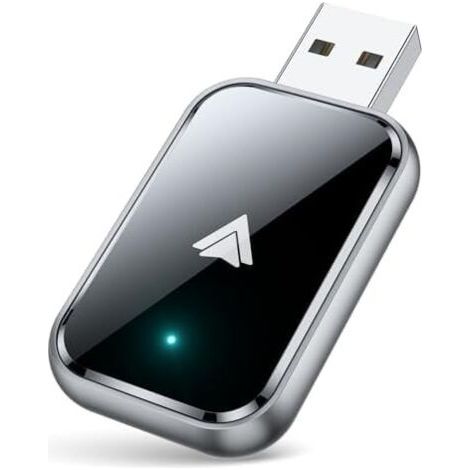 Adaptateur Android Auto sans fil pour Android, convertit le filaire en sans fil, taille mini avec extension USB-C/Type-C, contrôle stable et sans retard, supporte le contrôle d'origine de la voiture (1/5)