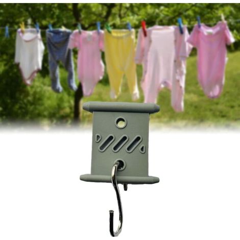 12 pièces accessoires de crochet d'auvent de camping-car cintres d'accessoires d'auvent supports de crochets de vêtements d'auvent en métal pour cintres de lumière de camping-car (1/3)