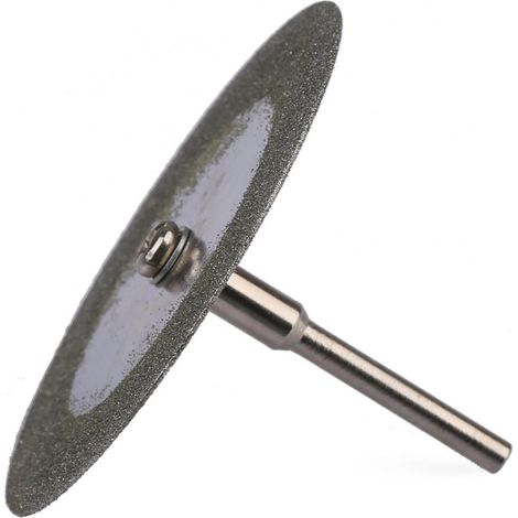 Dischi da taglio in acciaio al carbonio – Confezione da 5 mini lame diamantate da 60 mm con attacco da 3 mm per trapani e utensili rotanti