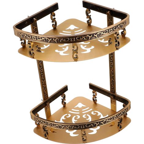 Étagère de salle de bain - étagère d'angle (363123cm) métal 1 pack (1/5)