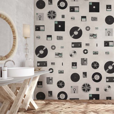Papier peint vintage papier peint (1/4)
