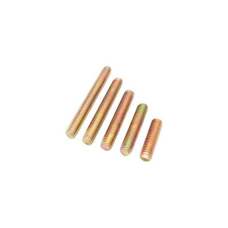 10 Pièces Tige Filetée, Vis Filetée, M8 x 50 mm Tige Filetée Galvanisée Entièrement Fileté Tige, pour la Fixation D'assemblage (1/5)