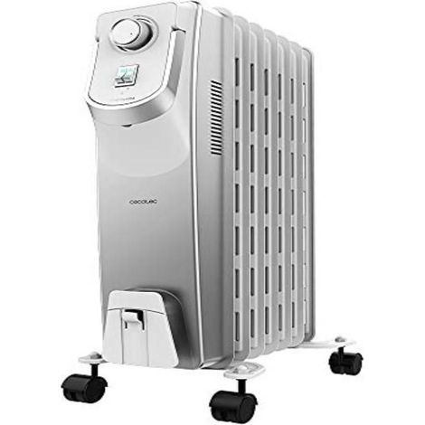 Cecotec Radiateur Électrique à Huile ReadyWarm 7000, 7 Modules, Faible Consommation, 1500 W, 3 Niveaux, Collecteur de Câbles