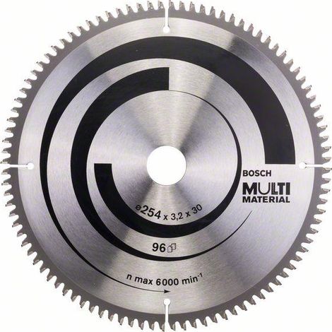 Bosch PRO Multi Material lama per sega circolare 254 x 3,2 x 30 mm - 2608640451