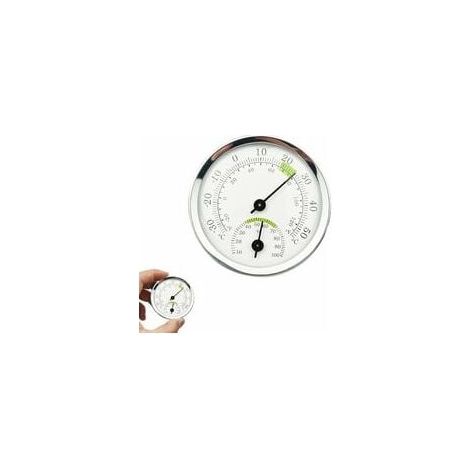 ZVD Thermomètre hygromètre, thermomètre analogique extérieur, thermomètre mural sans fil et hygromètre pour moniteur climatique intérieur et extérieur (B) (1/4)
