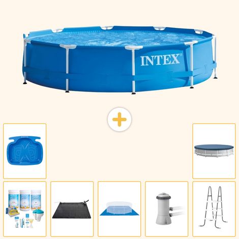 Intex Piscine Tubulaire Ronde - 366x76 cm - 8-pièces  S20434 (1/5)
