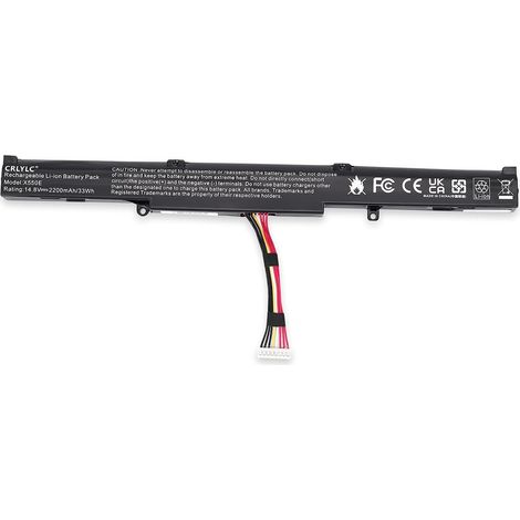 A41-X550E Batterie pour ASUS R510 R510D R510DP X550D X550DP A450J A450JF R752L R752LB R752LA F550D F750L F751L R751J R751JA R751JB R751JK R751L R751LN R752LJC X450J X450JF X750J X751L Battery (1/5)