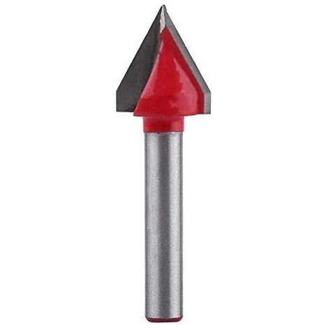 1 Pc 3D En Acier Au Tungstène à Bois CNC Routeur Peu Sharp V-Groove Outil De Coupe Fraise En Fin 60/90/120/150 Degré 6mm Arbre(6 × 16mm×60°) (1/5)