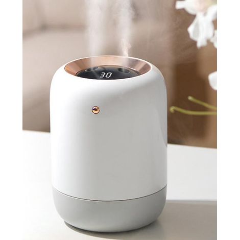humidificateur Double Jet Purificateur D'air Grande Capacit Facile Nettoyer Blanc 1l (1/4)