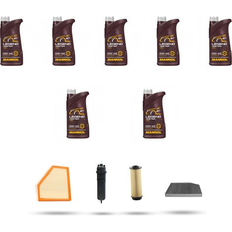Kit tagliando 4 FILTRI e 7L OLIO compatibile con Bmw serie 4 (G22,G23 G80) M440D Hybrid 250kw dal 2021 (1/5)