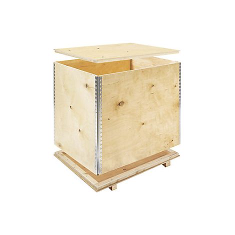 ratioform economy  Cassa pieghevole di legno  con pattini 