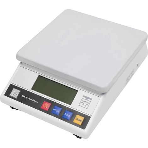 Báscula de precisión de análisis de alta precisión, 0,1 g, digital, electrónica, industrial, científica, con función de tara, báscula fina, 7500 g