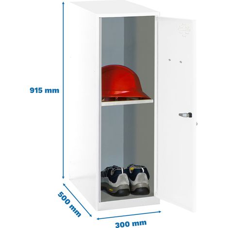 Simonrack Mini Metallcontainer Weiß 915x300x500 mm