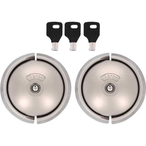 Lot de 2 serrures antivol utilitaire MERONI UFO Classic