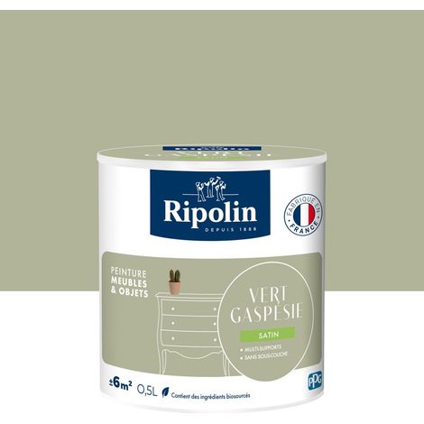 RIPOLIN Peinture meuble et objet, RIPOLIN, vert gaspesie 0.5l (1/5)
