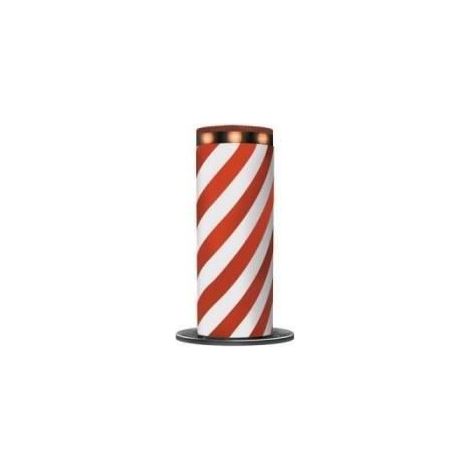 Borne escamotable - Europe Automatismes - DK700LITEINOX - Inox - 210 mm - Couronne lumineuse