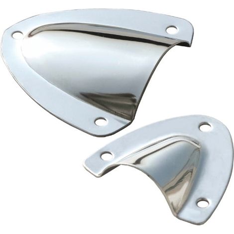 Edelstahl-Lüftungsgitter 93 x 87 mm