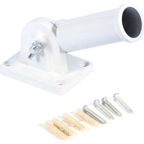 Adjustable wall bracket, stainless steel flagpole bracket, windproof base with screws (1/5)