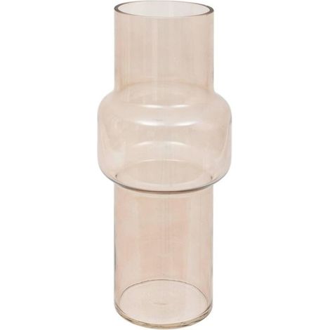 Vase Design Cylindrique "Ella" 30cm Rose Clair (1/2)