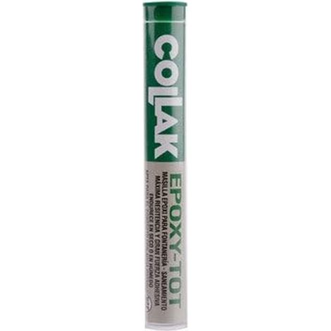 Masilla epoxy bicomponente de endurecimiento ultra rápido, máxima resistencia y gran fuerza adhesiva.