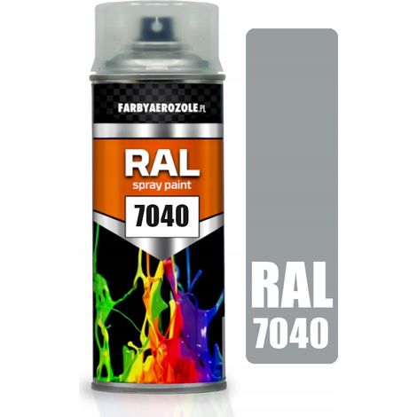 Vernice spray acrilica RAL 7040 grigio chiaro opaco (1/2)