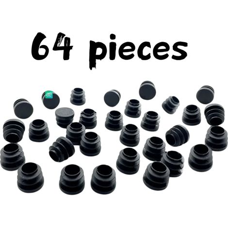 64 pezzi di tappi rotondi in plastica da 16 mm per gambe di sedie - ALTRO (1/3)