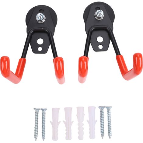 Crochets ouverts antidérapants, 2 pièces, grand aimant robuste pour Garage avec revêtement en PVC, joint Orange (crochet carré) 6.6cm (1/5)