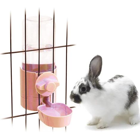 17oz (500ml) Water Bottle Dripless Cage Automatic Hanging Water Dispenser for Small Animals Guinea Pig Hamster Chinchilla Ferret (1/5)