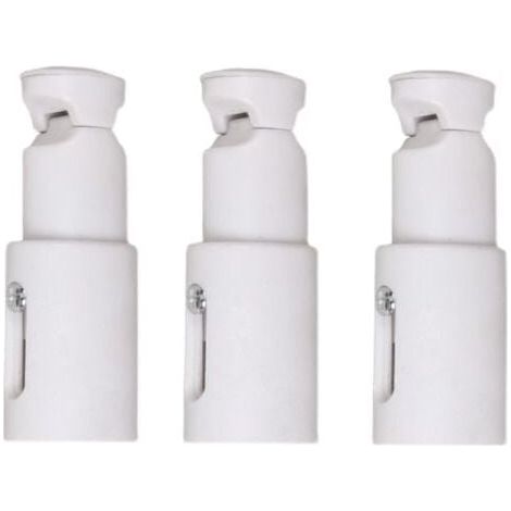 Set of 3 towel radiator brackets, radiator bracket, suitable for straight or curved bathroom radiators MUMU (1/4)