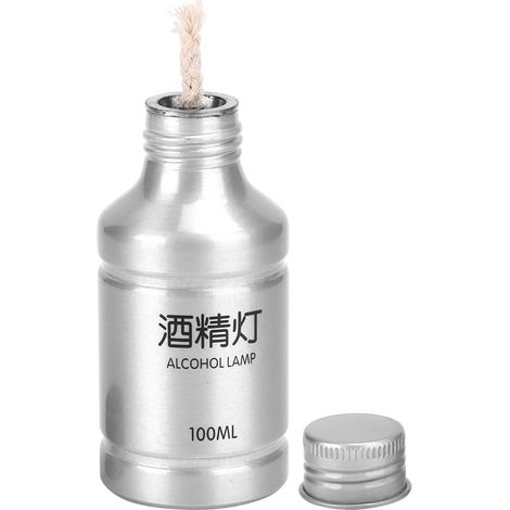 Chauffe-eau chimique 100ml brûleur à alcool en aluminium pour laboratoire, équipement d'enseignement, fournitures scolaires, réchaud de précision (1/5)