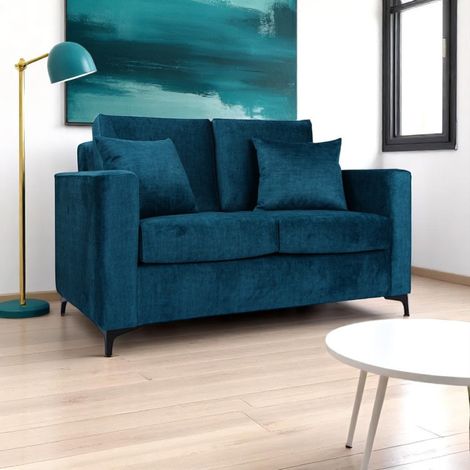 Divano 2 posti Kennedy Ottanio 140 cm tessuto resistente e design moderno (1/5)