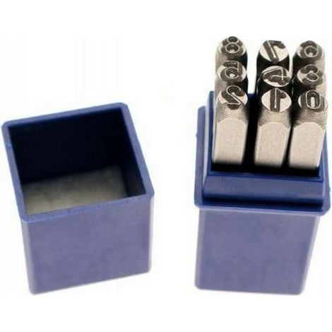 Chiffres a frapper pro 6 mm - 9 pcs (1/2)
