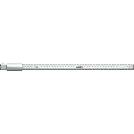 Wiha Lame interchangeable SYSTEM 6 Adaptateur carré 1/4" pour douilles 150 mm (03883)