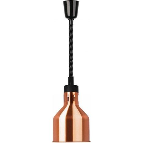 Lampe chauffante rétractable acier finition cuivre 250 W, 220 V - MONO