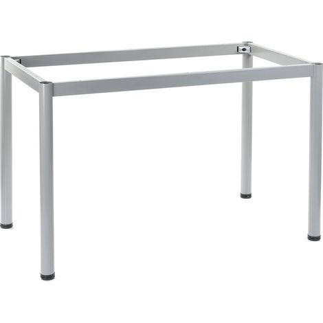 Estructura para escritorio o mesa con patas redondas NY-A057/116/O - 116x76 cm, aluminio (1/5)
