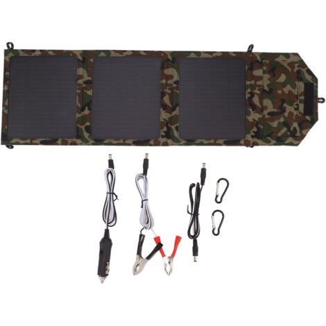 Panneau solaire pliable double USB léger 30W panneau de chargeur de téléphone solaire portable pour Automobile 12V (1/5)