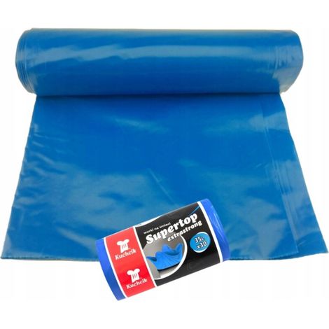 Bolsas de basura Supertop azules de 35 litros, 30 unidades (1/4)