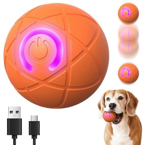 Neuer Shaky Dog Ball (2025), wiederaufladbares interaktives Bewegungsspielzeug per USB, automatischer Schüttel- und Rollball für kleine, mittlere und große Hunde