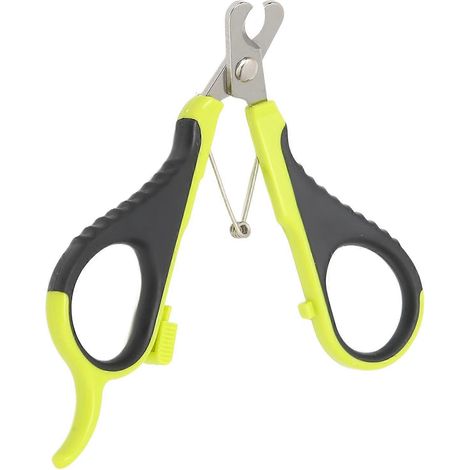 Coupe-ongles ergonomique à ressort coudé pour chatons, chiots, furets, oiseaux, chats et lapins (1/5)